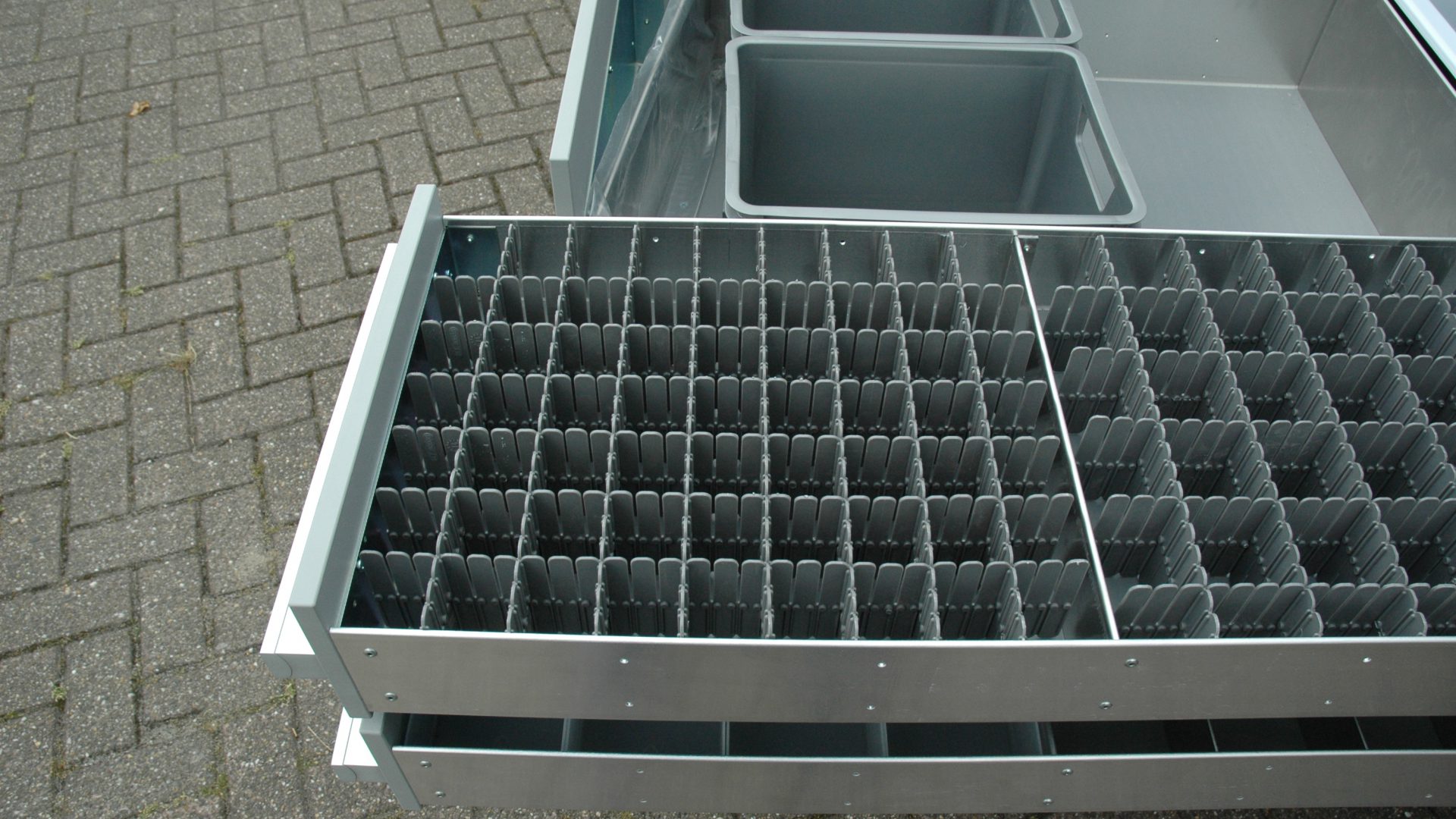 Vakverdeling flesjes 45 stuks 50ml